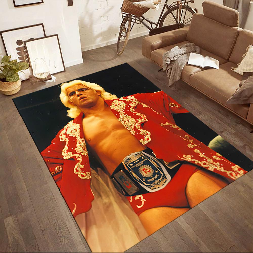 Ric Flair Square Rugs Are a Great Choice for Living Rooms, Bedrooms, Home Décor, and As Gifts.