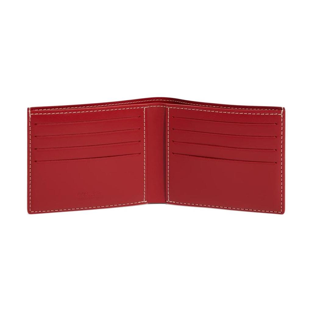 Goyard Victoire Monogram Opvouwbare Canvas en Leer Portemonnee Unisex Portemonnee Zwart Blauw Groen VICTO8PMLTY