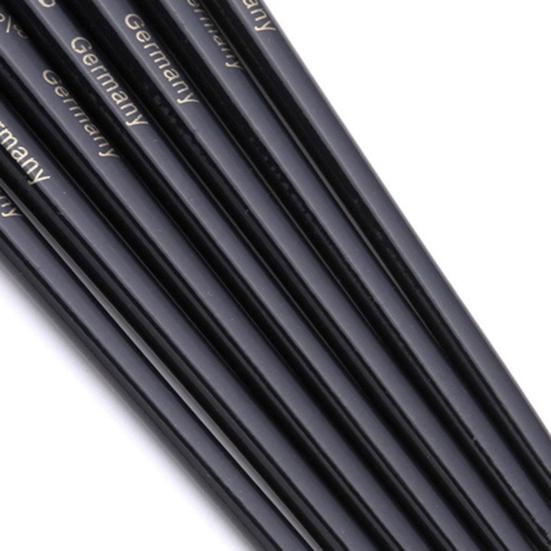 18Pcs/Set Acrylic Paint Brush with Storage Bag DIY Wooden Handle Nylon Hair Watercolor Drawing Brushes Pen Set for Classroom