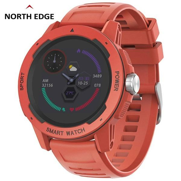 NORTH EDGE Men's Smart watch Heart Rate Blood Pressure Blood Oxygen Monitor Full Touch Screen Women Sports Watch For Android IOS