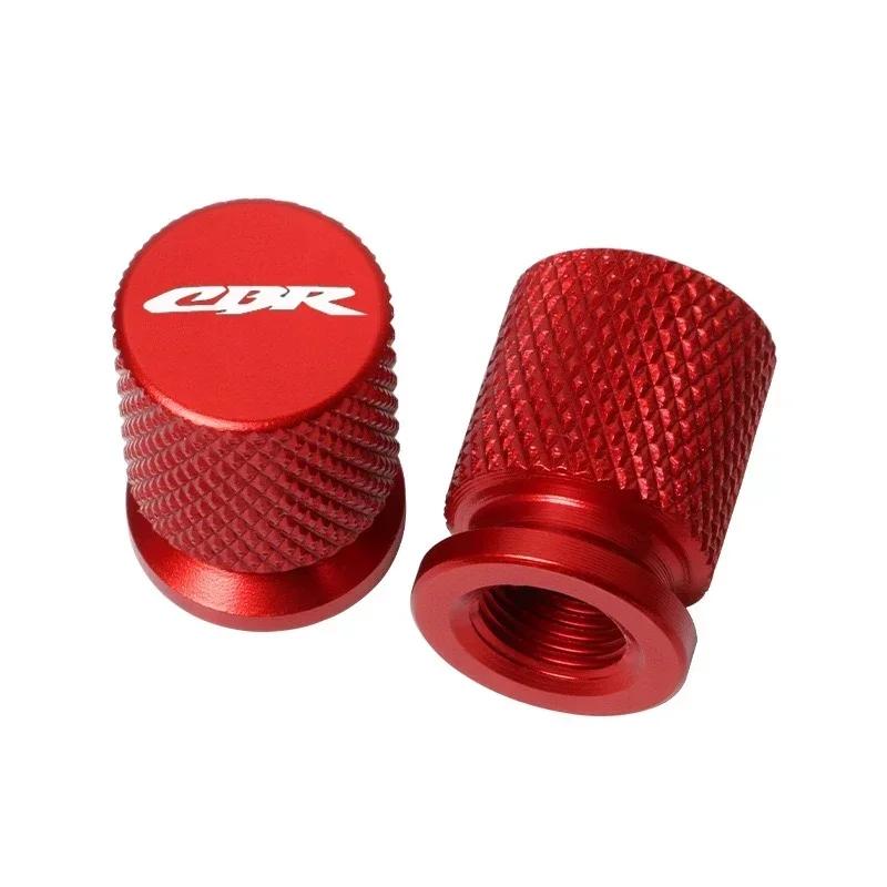 APT5 CBR Motorcycle Tire Valve Air Port Stem Cover Cap Plug CNC Aluminum Accessories For Honda CBR125 250 250R CBR600 F2 F3 F4 F4i