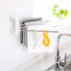 4 In 1 Rotate Punch  Kitchen Multifunction Bathroom Towel Hanger Rack