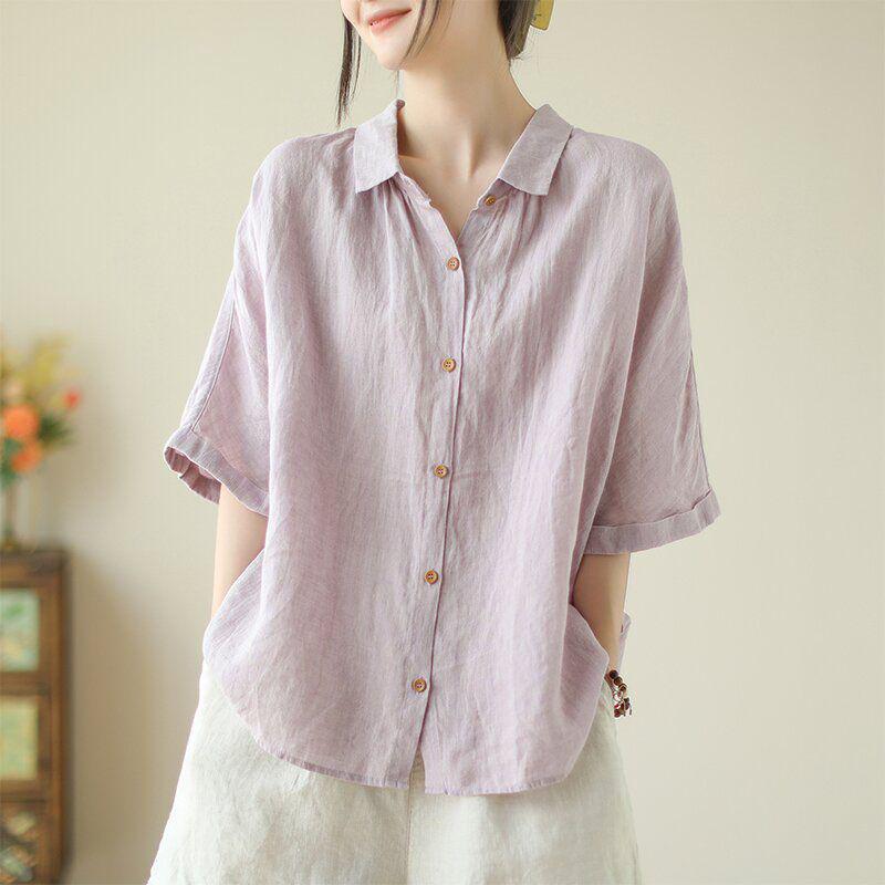 

220 Jin Summer Suit for Middle-Aged & Elderly Women: Stylish Top & Pants Set for Moms & Grandmas (Ages 40-80) XL 85-120 lbs