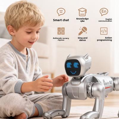 Children's AI Intelligent Robot Dog Educational Toys Birthday Gift Accompanying Robot Remote Control Education Programming