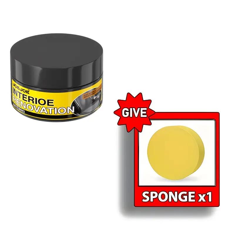 JOKJOK Integrated Automotive Interior Repair Cream - Quick Coloring&Glossing Gloss - Restore Gloss, Protect Plastic, Dashboard,