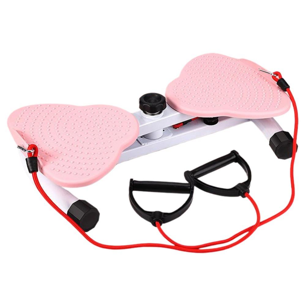 

Multi-Functional Waist Twisting Stepper Standing Abdomen Sports Balance Stepping Pedal Indoor рожевий
