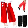 Faux Furs Leg Warmer,Y2K Warm Cozy Fuzzy Leg Warmer Boot Cuffs Cover for Womens
