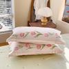 Home Warm Thickened Polished Four-piece Set Cashmere Bed Sheet Quilt Cover Dormitory Three-piece Set Bedding
