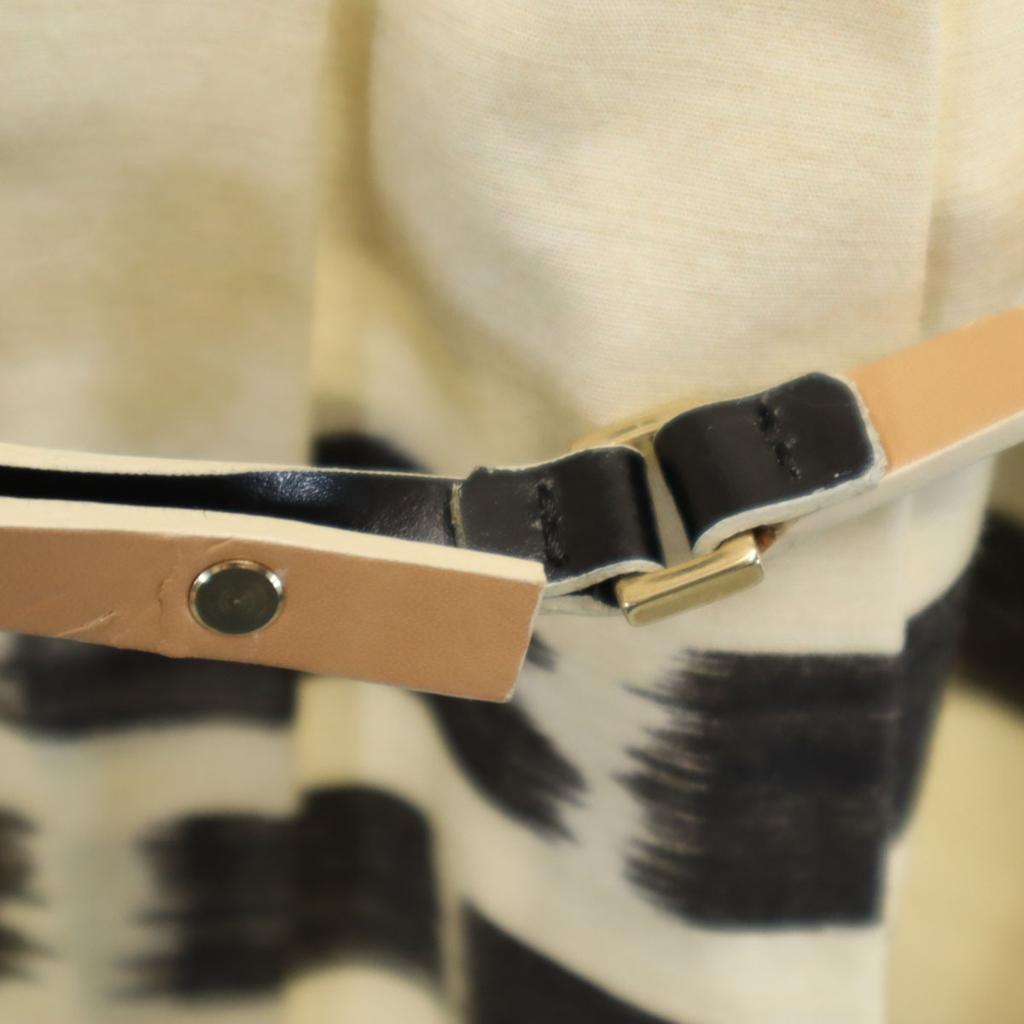 Max Mara Overall Handle No Sleeve One Piece 40 Beige Women Used