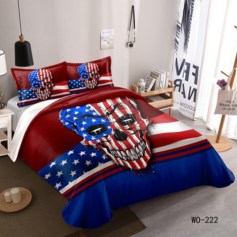 

RunGrape Halloween Duvet Cover Bedding Set Double Queen King Size 240x220 Nordic Bed Cover 150 Euro Bed Linen Bedclothes 200x200 EU Single 135x200 cm