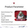 3D-Kalender 2026 mit Lichtern Abreißbarer 3D-Papierkunst-Notizblock für Weihnachten Einweihung Schreibtischdekoration