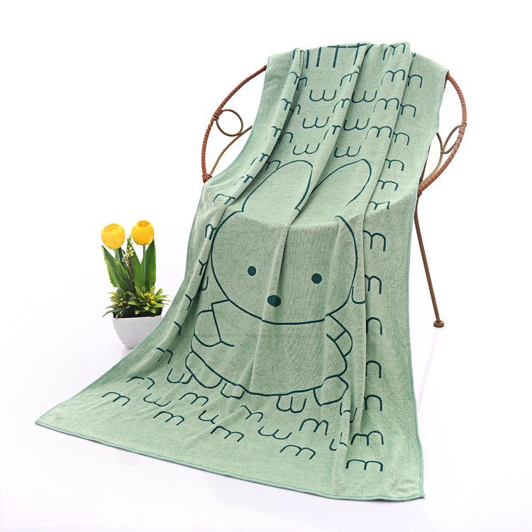 Gaoyang Cartoon Quick-Dry Children's Bath Towel, Water-Absorbent, 70x140cm, Adult & Beach Use