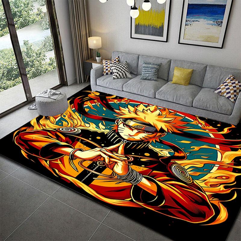 Naruto Indoor Carpet Rug for Living Room Bedroom Home Sofa Decoration,Kids Play Non-slip Floor Mat