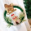 DIY Weihnachts-Kranz-Set Weihnachtsbaum Hängende Dekorationen für die Haustür