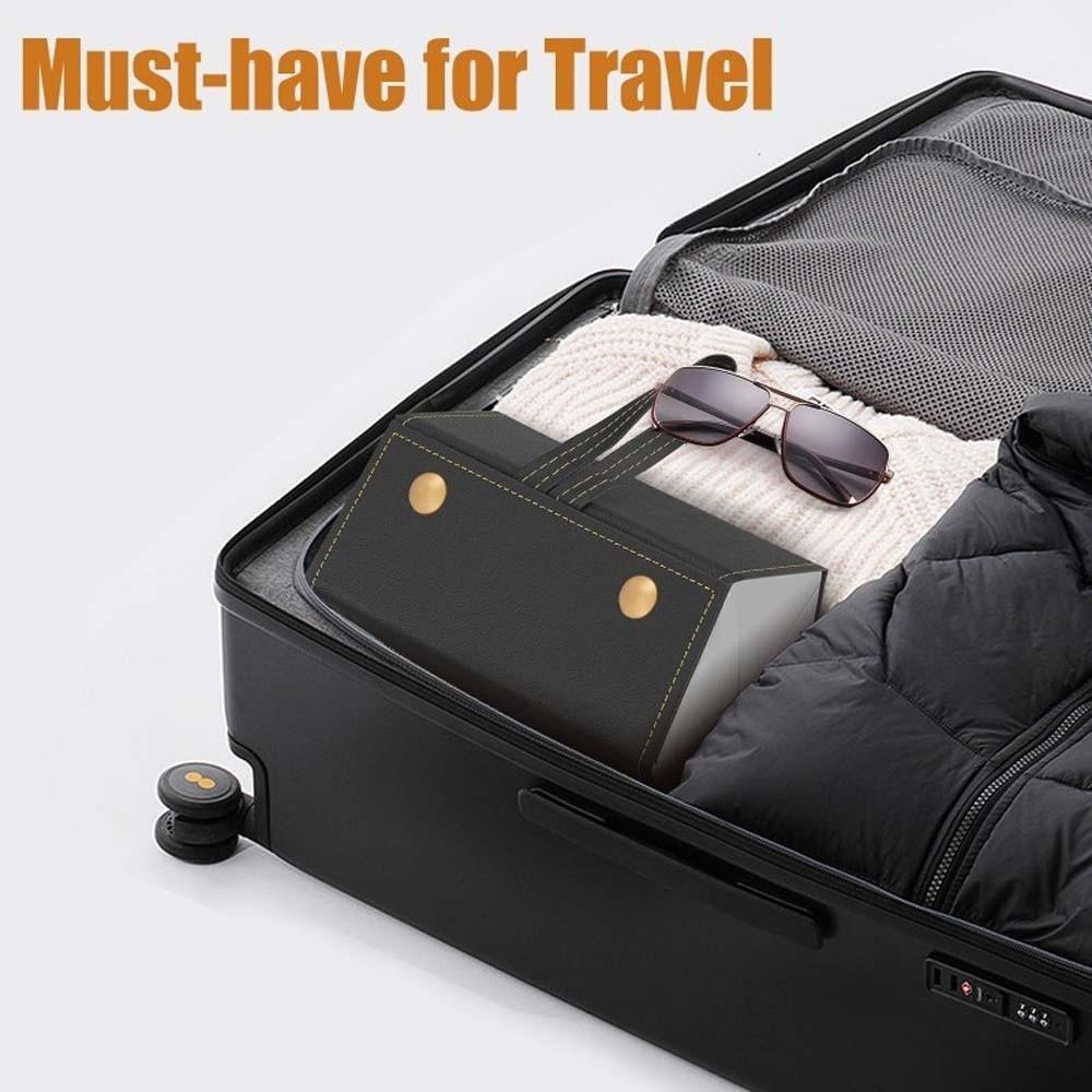 Portable Folding Glasses Storage Box Large Capacity Eyewears Protective Case  Men