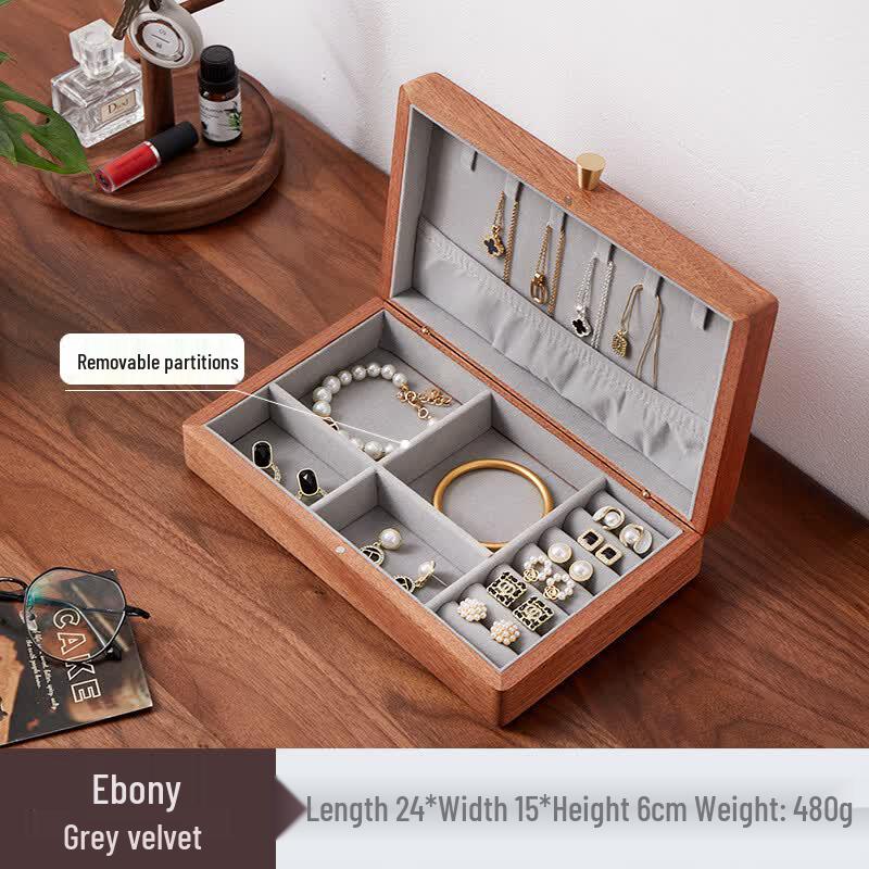 

Handun Black Walnut & Wenge Wood Jewelry Box