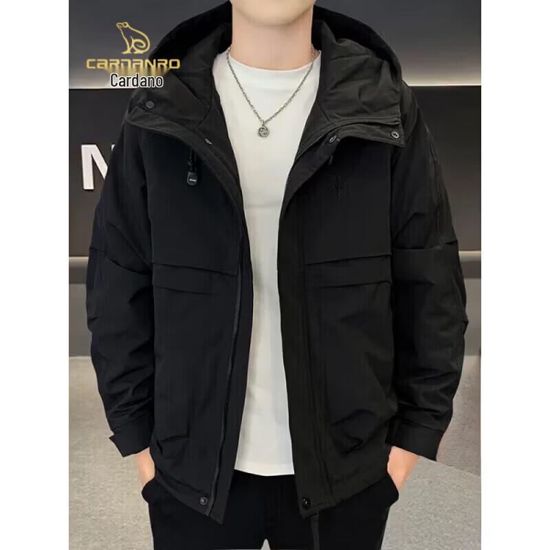 CARDANRO Men's Casual Windbreaker Jacket