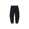 Anta Training Series Solid Color Logo Jogger Pants Women Pants Black 162337322-1