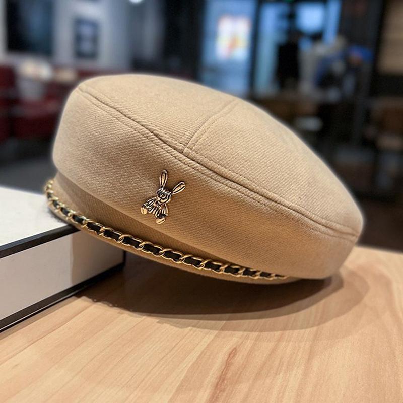 1 Pz Cappello da Pittore Ottagonale Belle di Lana da Donna Autunno e Inverno Cappello da Giornalaio per Bambini Cappello Estivo da Sole Berretto Outdoor