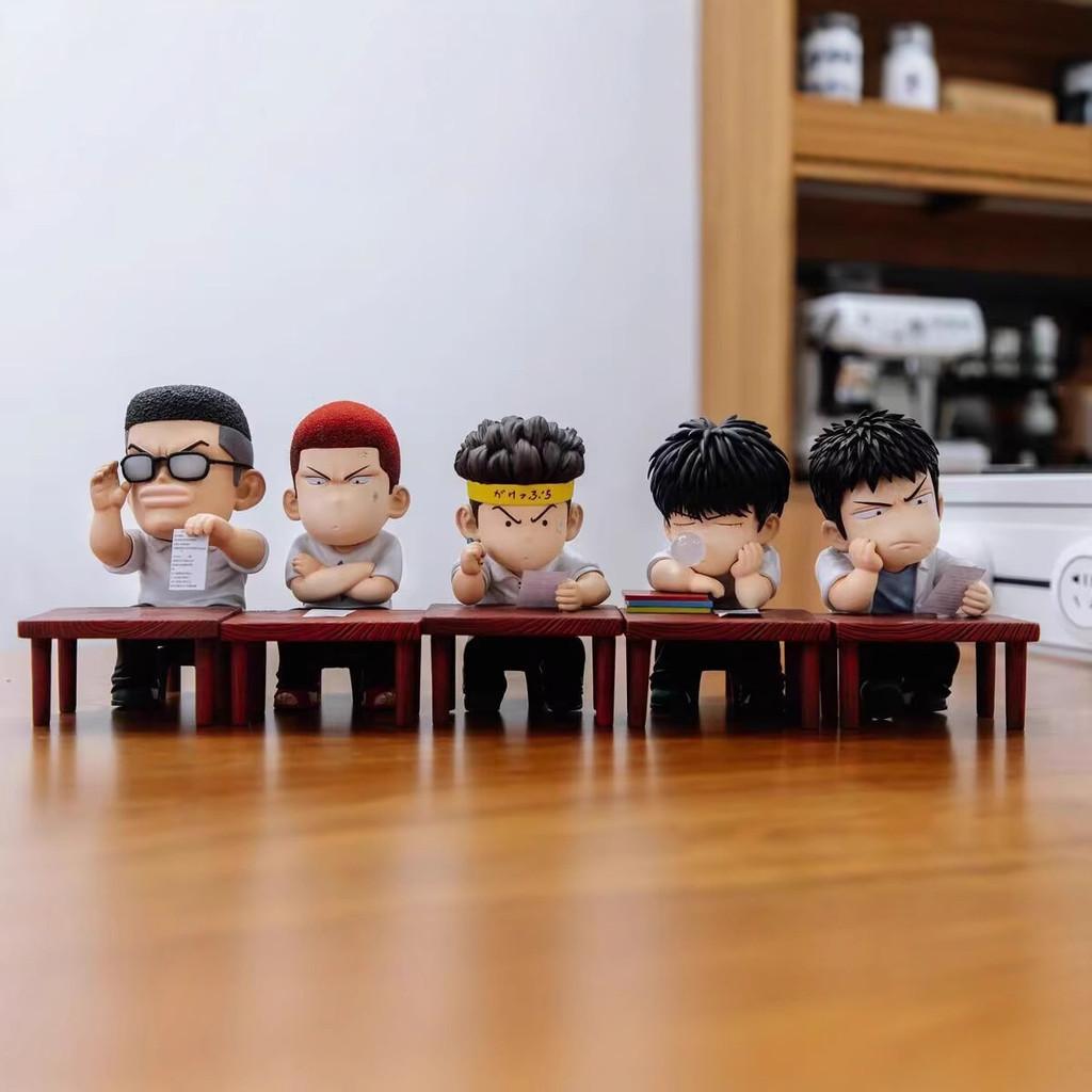 5pcs The First Slam Action Figure Rukawa Kaede Anime Doll Model Toy Decor