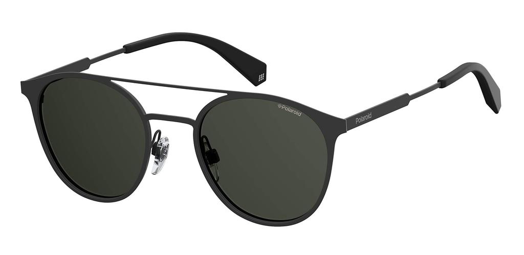 Polaroid PLD2052S EU Size 51 Men's Sunglasses, Black, (Free Size)