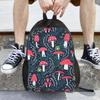Mushrooms, Toadstools And Frogs Backpack Hot Sale Daypack Large Capacity Kids BookBag School Bag Shoulder Bags for Men Women