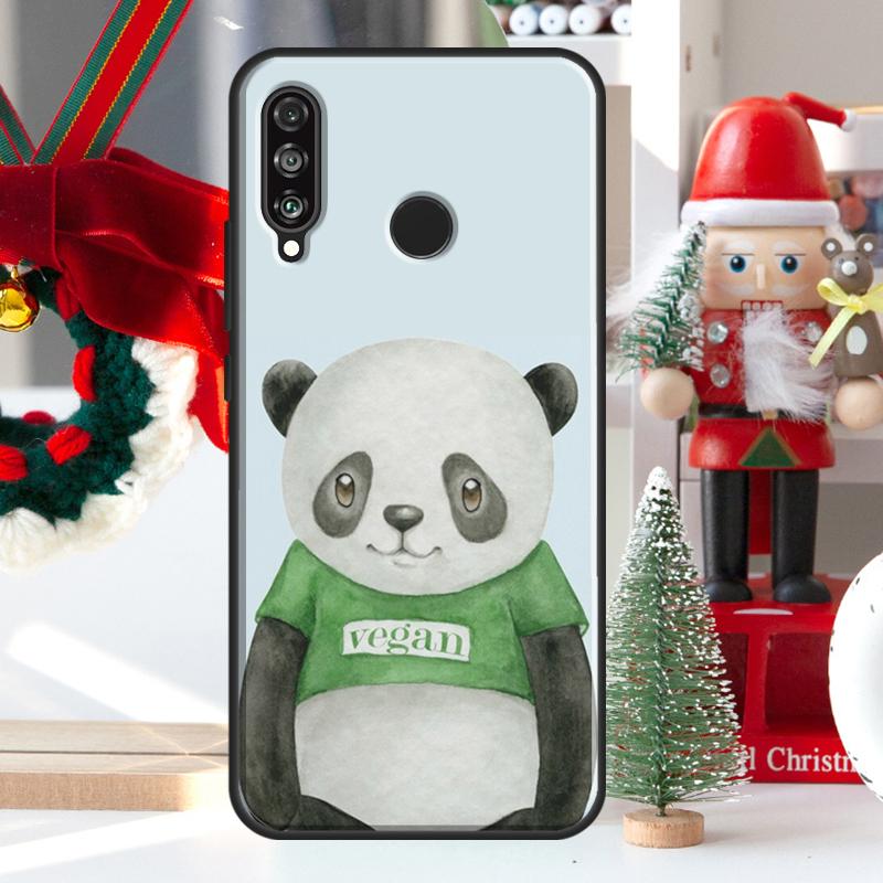 Cartoon Panda For Huawei Nova Y73 Y60 Y70 Y90 Y72 Y61 Y91 7i 8i 11i 12i 12s 9 10 SE P20 P30 P40 Lite Case