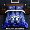 FC Zürich Design Bed Bedding Set 1 Duvet Cover + 2 Pillowcases Soft Breathable Household Bed Linens