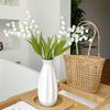 13Cm Mini Vase White Ceramic Vase Hydroponic Flower Arrangement Vase Nordic Flower Pot Home Desktop Decoration Room Ornaments