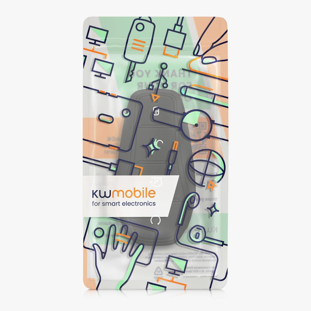 kwmobile BYD Atto 3 / Sealion / Han/Tang/Dolphin / Seal Case - Silicone Key