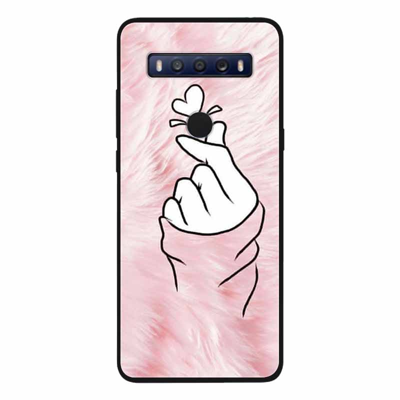 Para TCL 10 SE Funda Suave de Silicona Fresca y Moderna Para TCL 10SE T766U T766H Tapa Trasera TCL10SE TPU Protectora para Teléfono Fundas