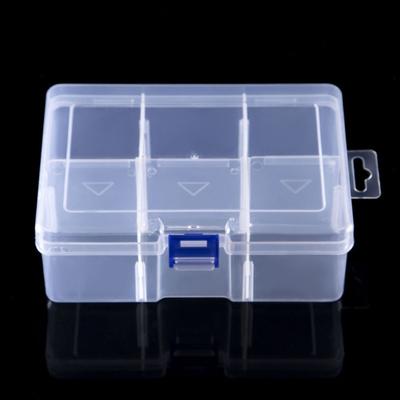 Hot Square Storage Box Plastic Durable Jewelry Beads Container Transparent Sundries Organizer Power Tools Holder
