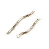 1pc New Design Bright Gold Cabinet Door Knobs and Handles Zinc Alloy Wardrobe Drawer Pulls Fashion Furniture Handle Hard