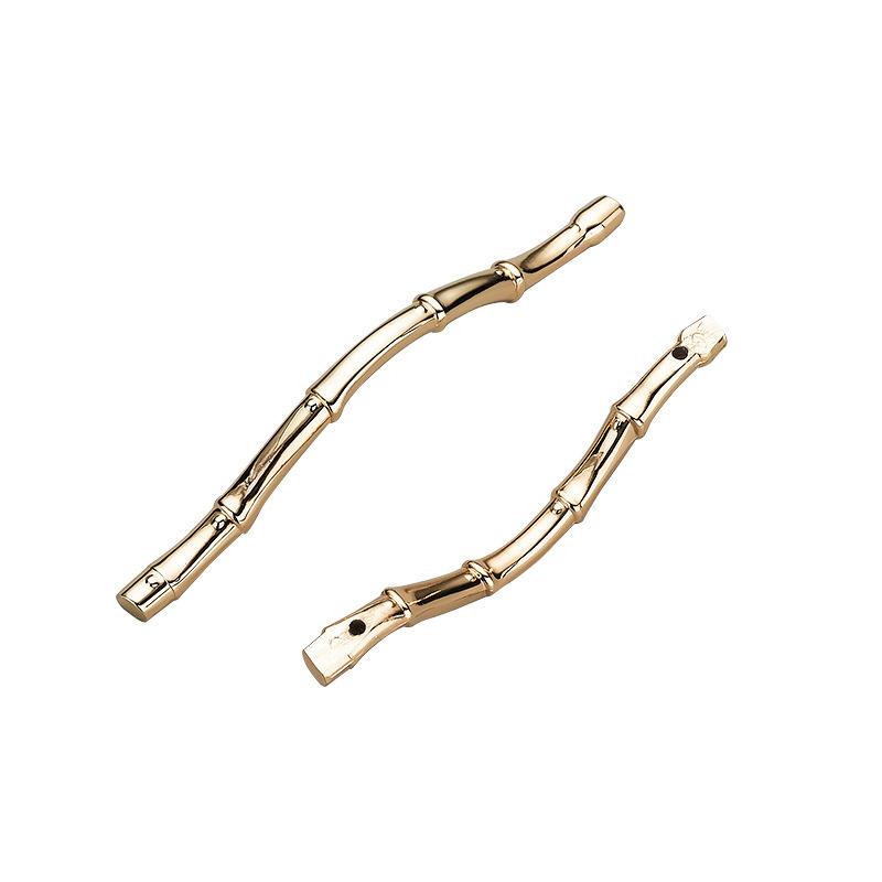 1pc New Design Bright Gold Cabinet Door Knobs and Handles Zinc Alloy Wardrobe Drawer Pulls Fashion Furniture Handle Hard