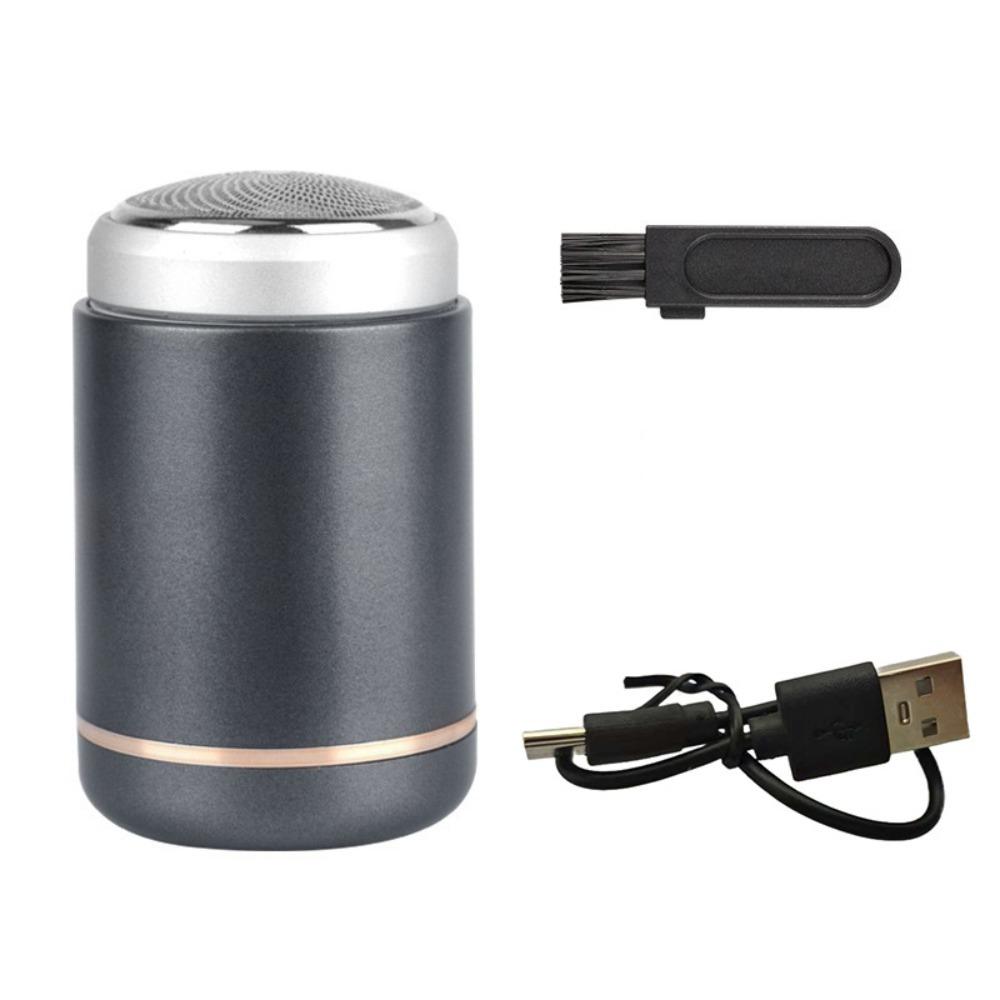 

Rechargeable Mini Electric Shaver Long Endurance Facial Hair Remover Bathroom сірий
