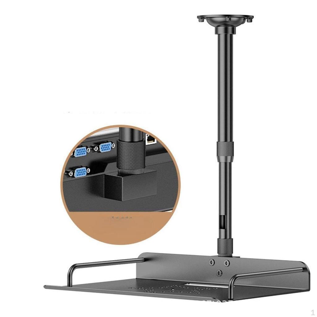 Takfäste med hylla för projektor, kamera, justerbar höjd, hotell, robust struktur, vardagsrum