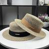 New Japanese Salty Grass Lightweight Summer Vacation Straw Hat Women Flat Top Small Brim Shopping Beach Sun Hat Tide