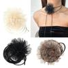 Rose Choker Necklace with Big Flower Fashionable Accessories for Women Girls