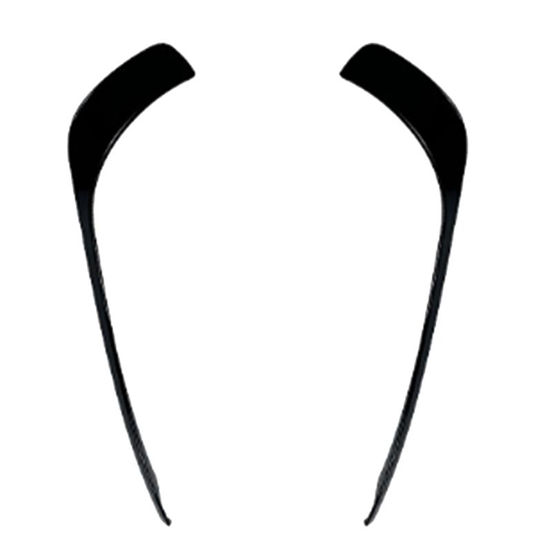 Car Front Bumper Lip Splitter Spoiler Fog Lamp Spoiler Cover Trim For Mercedes-Benz A Class W176 AMG 2013-2015 B