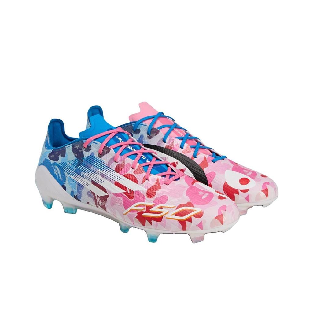 Adidas BAPE X Adizero F50 Elite FG Pink Men Sneakers JS0573