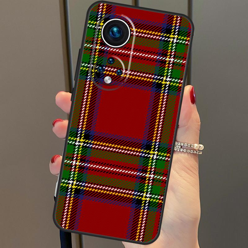 Clan Stewart Tartan Plaid Pattern Case For Honor X8a X9a X7a X6a X7 X8 X9 X9b X8b Honor 90 70 50 10 Lite Magic 6 5 Pro Cover