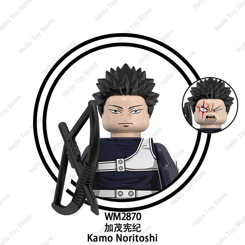 Jujutsu Kaisen Hot Anime Mini Acion Figures Satoru Gojo Model Classic Cartoon Building Blocks Itadori Yuji Dolls Bricks Toy Gift