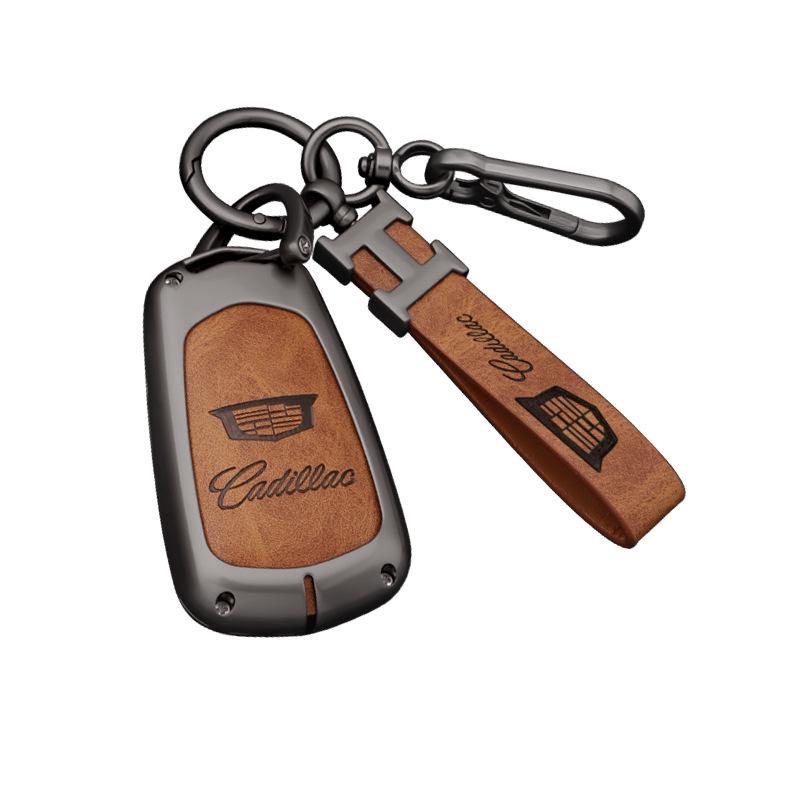 Cadillac Key Case for XT5, XT4, XT6, XTS, CT4, CT5, CT6, ATSL - Stylish Car Key Cover for Women