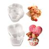 Detailed Balloon Bear Silicone Mould with Carving for Candle and Soap Making Enhances Artistic Value