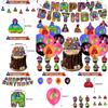 Tag Birthday Gorilla Party Supplies Decoration Set Balloons Banner Toppers Cake