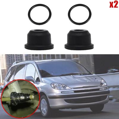 2Sets Auto Clutch Slave Master Cylinder Pipe Seal Repair Rubber Black For Peugeot 807 806 Expert 1007 206 406 607 Z8 New