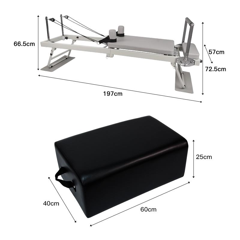 Pat core Pilates cu arc, oțel inoxidabil de uz casnic, pat pliabil de înaltă calitate, pat de ajustare pentru exerciții yoga