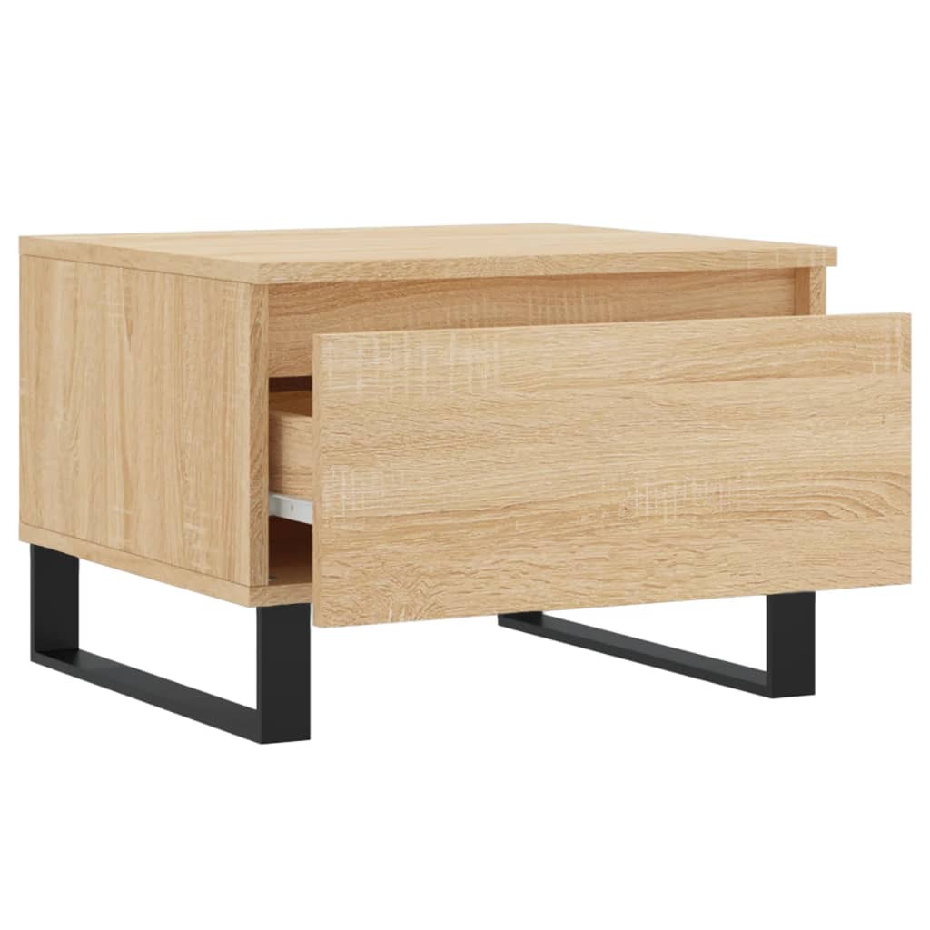  Coffee Table, Sonoma Oak, 50x46x35 Cm, Wood-based Material