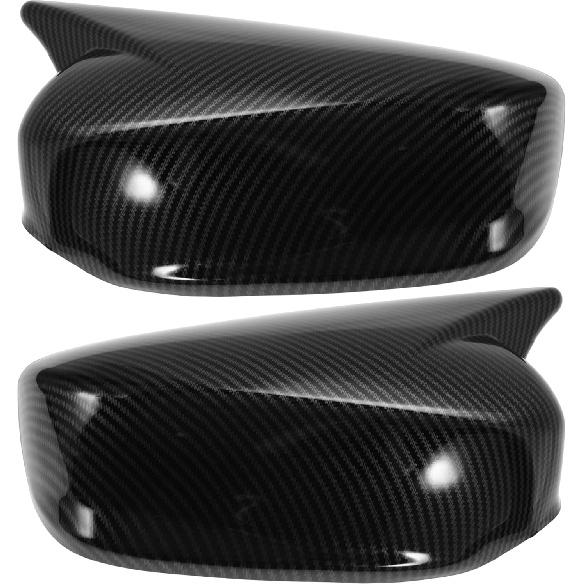 

Motoforti 1 Pair ABS Left Right Side Mirror Cover Cap Replacement Black for Honda Accord 2008-2017 Ox Horn Mirror Guard Cover чёрный