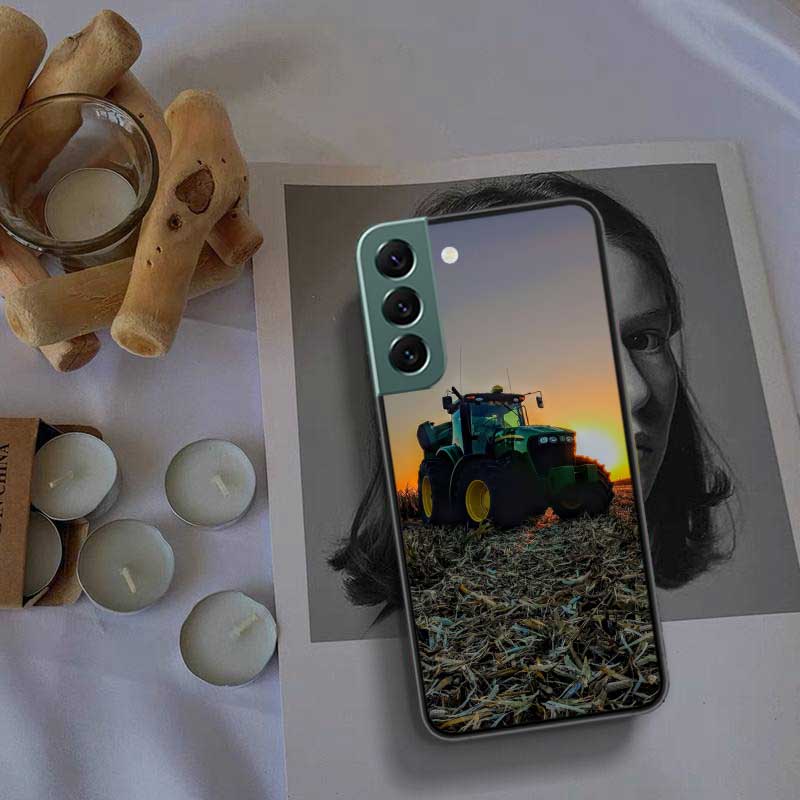 Farm Machinery Harvesters Phone Case For Samsung Galaxy S22 S25 Ultra S21 S10 Plus S26 Edge S20 S23 S24 FE Cover Silicone So